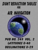 Sight Reduction Tables for Air Navigation Vol 2 (Paperback) - National Geospatial Intelligence Agency Photo