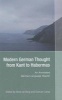 Modern German Thought from Kant to Habermas - An Annotated German-language Reader (English, German, Hardcover, New) - Henk De Berg Photo