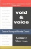 Void and Voice - Essays on Literary and Historical Currents (Paperback) - Kenneth Sherman Photo