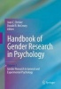 Handbook of Gender Research in Psychology (Book, Edition.) - Joan C Chrisler Photo