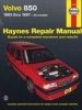 Haynes Volvo 850 Automotive Repair Manual - All Volvo 850 Models 1993 Thru 1997 (Paperback) - Ed Scott Photo