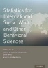 Statistics for International Social Work and Other Behavioral Sciences (Paperback) - Serge Lee Photo