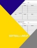 Softball Lineup Card (Paperback) - Thor Wisteria Photo