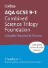 AQA GCSE Combined Science Trilogy Foundation Tier All-in-One Revision and Practice - AQA GCSE Combined Science Trilogy Foundation Tier All-in-One Revision and Practice (Paperback) - Collins Gcse Photo