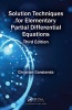 Solution Techniques for Elementary Partial Differential Equations (Paperback, 3rd Revised edition) - Christian Constanda Photo