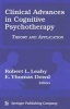 Clinical Advances in Cognitive Psychotherapy - Theory and Application (Hardcover) - E Thomas Dowd Photo