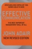 Effective Communication - The Most Important Management Skill of All (Paperback, Unabridged) - John Adair Photo