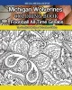 Michigan Wolverines Football All-Time Greats Coloring Book - The Unofficial Michigan Wolverines Edition (Paperback) - Mega Media Depot Photo