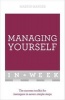 Managing Yourself in a Week - The Success Toolkit for Managers in Seven Simple Steps (Paperback) - Martin Manser Photo