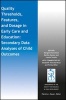 Quality Thresholds, Features, and Dosage in Early Care and Education - Secondary Data Analyses of Child Outcomes (Paperback, 2nd) - Margaret Burchinal Photo