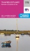 Thames Estuary, Rochester & Southend-on-Sea (Sheet map, folded, February 2016 ed) - Ordnance Survey Photo