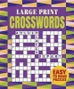 Large Print Crosswords (Paperback) - Arcturus Publishing Photo