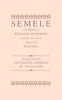 Semele - An Opera (Paperback) - William Congreve Photo