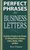 Perfect Phrases for Business Letters (Paperback, New) - Ken OQuinn Photo