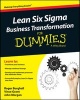 Lean Six Sigma Business Transformation For Dummies (Paperback) - Roger Burghall Photo