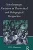 Interlanguage Variation in Theoretical and Pedagogical Perspective (Paperback) - H D Adamson Photo