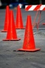 Traffic Cones in a Work Zone Journal - 150 Page Lined Notebook/Diary (Paperback) - Cool Image Photo