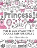 The Blank Comic Strip Doodle Pad for Girls 2 (Paperback) - Art Journaling Sketchbooks Photo