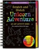 Unicorn Adventure Scratch & Sketch - An Art Activity Book for Creative Kids of All Ages (Spiral bound) - Lee Nemmers Photo