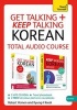 Get Talking and Keep Talking Korean Total Audio Course - The Essential Short Course for Speaking and Understanding with Confidence (Standard format, CD) - Robert Vernon Photo