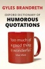 Oxford Dictionary of Humorous Quotations (Paperback, 5th Revised edition) - Gyles Brandreth Photo