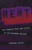 "Rent" - The Complete Book and Lyrics of the Broadway Musical (Paperback) - Jonathan Larson Photo