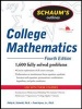 Schaum's Outline of College Mathematics (Paperback, 4th Revised edition) - Philip Schmidt Photo