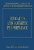 Education and Economic Performance (Hardcover) - Alison Wolf Photo