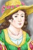 Painting of Medieval Woman in Straw Hat Journal - 150 Page Lined Notebook/Diary (Paperback) - Cool Image Photo