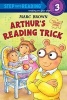 Arthur's Reading Trick (Paperback) - Marc Tolon Brown Photo