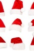 A Collage of Santa Hats, for the Love of Christmas - Blank 150 Page Lined Journal for Your Thoughts, Ideas, and Inspiration (Paperback) - Unique Journal Photo