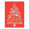 Festive Folk Tree Embellished Notecards (Cards) - Galison Photo