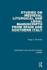 Studies on Medieval Liturgical and Legal Manuscripts from Spain and Southern Italy (Hardcover, New Ed) - Roger E Reynolds Photo