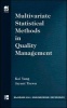 Multivariate Statistical Methods in Quality Management (Hardcover, New) - Kai Yang Photo