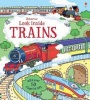 Look Inside Trains (Board book) - Alex Frith Photo