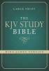 Study Bible-KJV-Large Print (Large print, Hardcover, large type edition) - Christopher D Hudson Photo