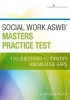 Social Work Aswb Masters Practice Test - 170 Questions to Identify Knowledge Gaps (Paperback) - Dawn Apgar Photo