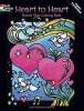 Heart to Heart Stained Glass Coloring Book (Paperback) - Carol Foldvary Anderson Photo