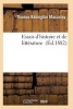 Essais D'Histoire Et de Litterature (French, Paperback) - Macaulay T Photo