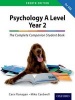 The Complete Companion for AQA Psychology A Level: Year 2 Student Book, A level and Year 2 (Paperback, 4th Revised edition) - Mark Cardwell Photo