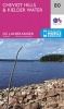 Cheviot Hills & Kielder Water (Sheet map, folded, February 2016 ed) - Ordnance Survey Photo