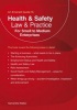 Health and Safety Law & Practice - For Small to Medium Enterprises (Paperback) - Samantha Walker Photo