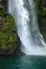 Stirling Falls Waterfall Crashing Into Ocean Milford Sound New Zealand Journal - 150 Page Lined Notebook/Diary (Paperback) - Cool Image Photo