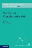 Surveys in Combinatorics 2011 (Paperback, New) - Robin Chapman Photo