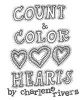 Count and Color Hearts (Paperback) - Charlene Rivers Photo