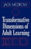 Transformative Dimensions of Adult Learning (Hardcover, New) - Jack Mezirow Photo