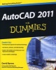 AutoCAD 2011 For Dummies (Paperback) - David Byrnes Photo