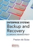 Enterprise Systems Backup and Recovery (Paperback, New) - Preston Deguise Photo