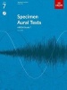 Specimen Aural Tests, Grade 7, with 2 CDs - From 2011 (Paperback, New edition) -  Photo