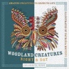 Woodland Creatures Night & Day Colouring Book (Paperback) - Patricia Moffett Photo